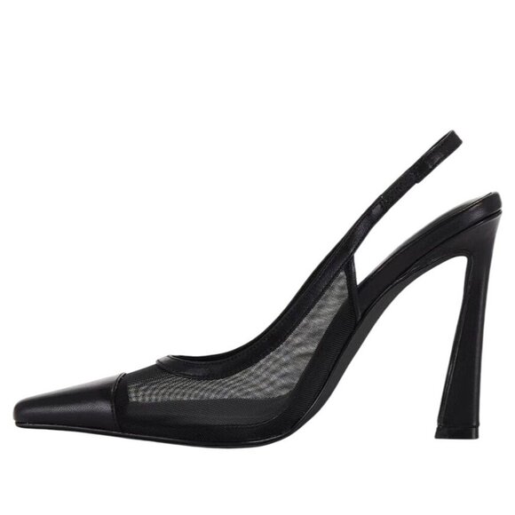RAYE Vaneau Slingback Pointy Pumps in Black 9 with box Womens High Heels - Picture 4 of 9